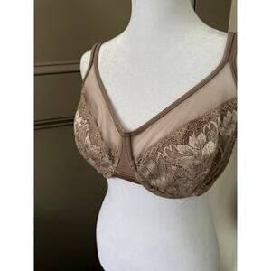 Bali One Smooth You Underwire Minimizer Bra 34DDD 3386